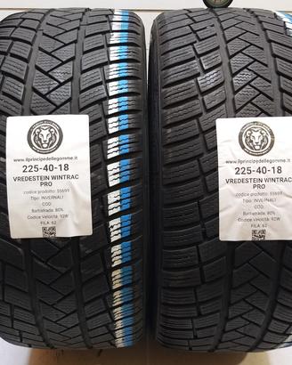 2 GOMME 225 40 18 VREDESTEIN A55699