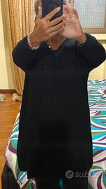 Maglia in lana lunga vestito