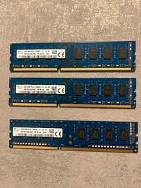 UDIMM SK Hynix DDR3 PC3-12800 800 MHz