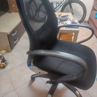 Sedia con rotelle da ufficio studio scrivania