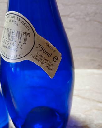 2 bottiglie d'acqua vintage da collezione
