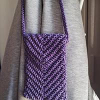 pochette uncinetto,portacellulare,portaocchiali