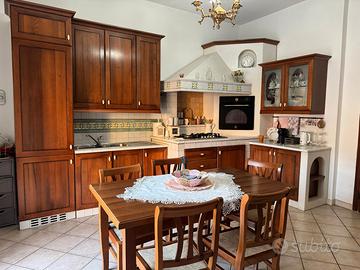 Cucina in finta muratura