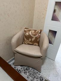Poltroncine in pelle