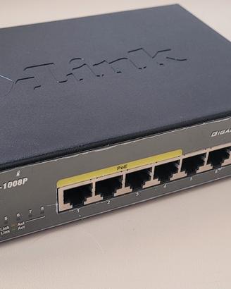 D-Link DGS-1008P Switch Gigabit PoE