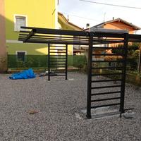 Gazebo box tettoia pergola 5x4 