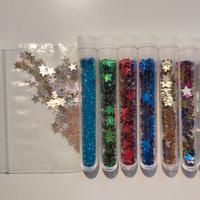 Brillantini e stelline per decorazioni - ragazza