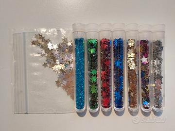 Brillantini e stelline per decorazioni - ragazza