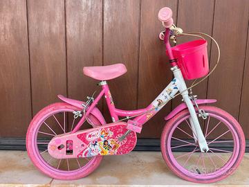 Bicicletta da bambina Winx misura 14/15