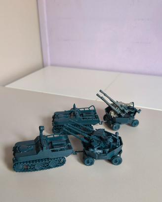 Modellini contraerea e trattore Atlantic scala HO