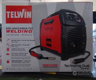 saldatrice a filo portatile Telwin Technomig Dual 