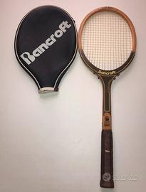Racchetta Da Tennis In Legno Vintage BANCROFT