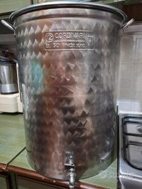 Contenitore olio acciaio inox 18/10 da 50 litri 