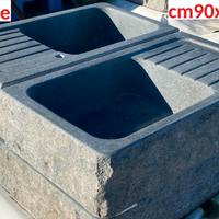 Lavello lavandino cucina pietra granito 90-100cm