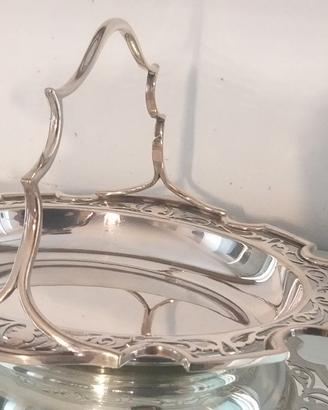 delizioso cestino in silver con marchi