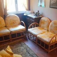 Divani due posti in vimini