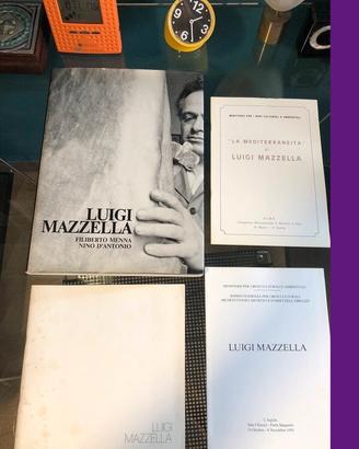 1983 libro Luigi Mazzella scultore 3 brochure