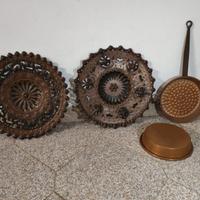 Piatti decorativi in rame