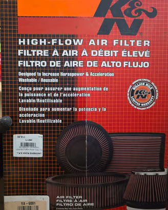 Filtro aria K&N per Yamaha R6 dal 1999 al 2006