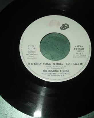 Rolling Stones 45 giri juke box It's Only Rock'n'R