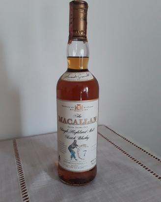 MACALLAN  7  Y.O. - Selezione GIOVINETTI  rarità .