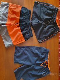 Blocco 3 costumi da bagno a pantaloncino tg. S
