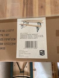 Tavoli Birreria con panche.