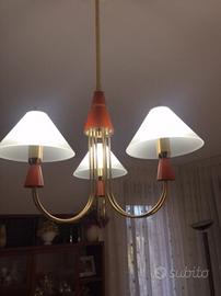 Lampadario a tre luci