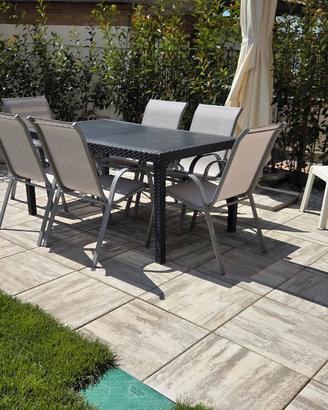 6 Sedie da giardino nuove