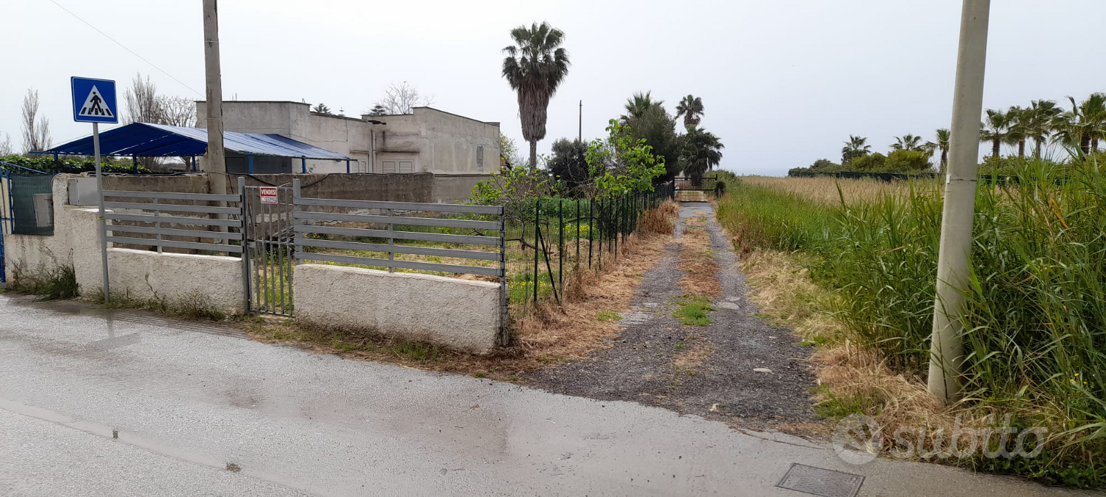 Terreno di circa 500 mq recintato edificabile - Vista 3