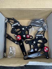 Pedane Street-Racing Regolabili Accossato, per Apr