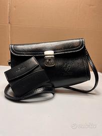 Borsa e portafoglio in vera pelle - Made in Italy