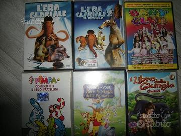 SET di vari DVD per bambini e adulti