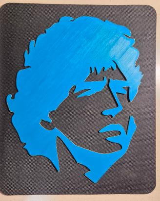 ritratto di Maradona il dio del calcio 
