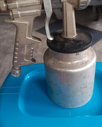 Pistola a Spray per Vernice con Tazza a Sifone