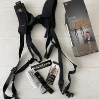 Tracolla per 2 fotocamere blackrapid nuove