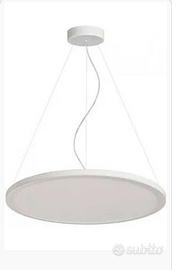 Numero 2 pannelli bianchi  led circolari sospesi