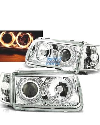 FARI PER VOLKSWAGEN VW POLO 6N 94-99 ANGEL EYES CR