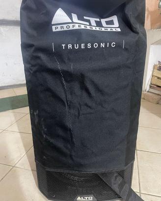 Coppia Casse , Subwoofer attivi e mixer behringer