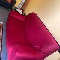 Copridivano rosso porpora taglia M