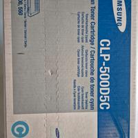 Toner Originale Samsung CLP- 500D5C.  Colore Ciano