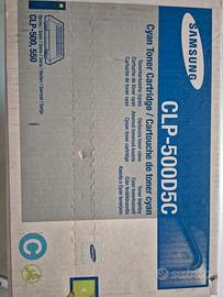 Toner Originale Samsung CLP- 500D5C.  Colore Ciano