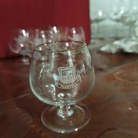 5 bicchieri da cognac martell