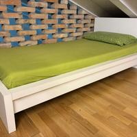 STRUTTURA LETTO CON MATERASSO SINGOLO 90X200