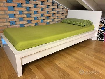 STRUTTURA LETTO CON MATERASSO SINGOLO 90X200