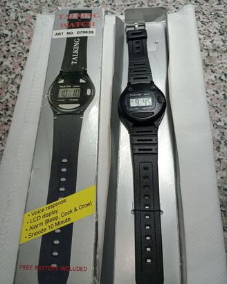 Orologio quarzo elettronico parlante