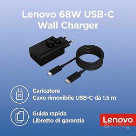 Lenovo 68W USB-C Caricabatterie Ricarica Rapida