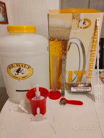 kit fermentazione Mr Malt per birra + bottiglie