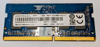 RAMAXEL RAM DDR4 4GB PC4 2666MHZ
