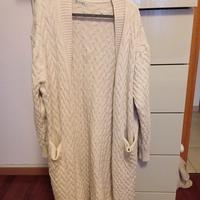 Giacca lunga De Wan originale lana e viscosa 